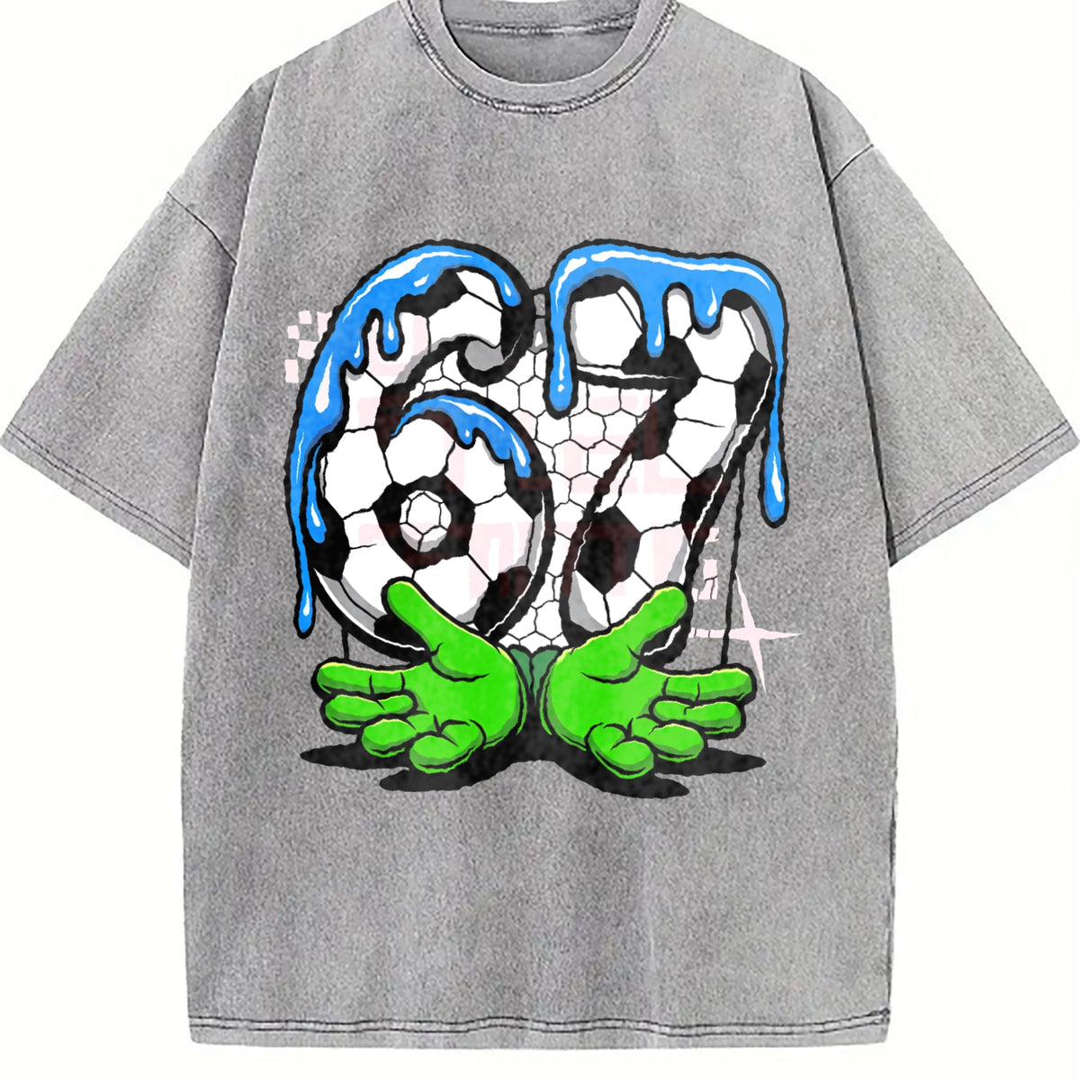 Global Soccer Fan Vintage Washed T-Shirt product image 5