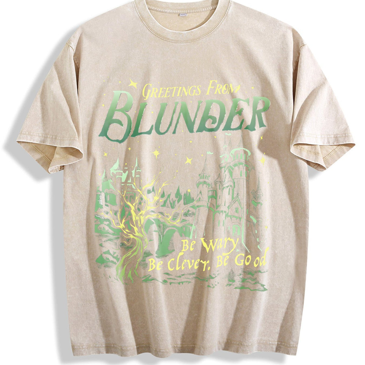 Greetings from Blunder Castle Vintage Washed T-Shirt product image 1