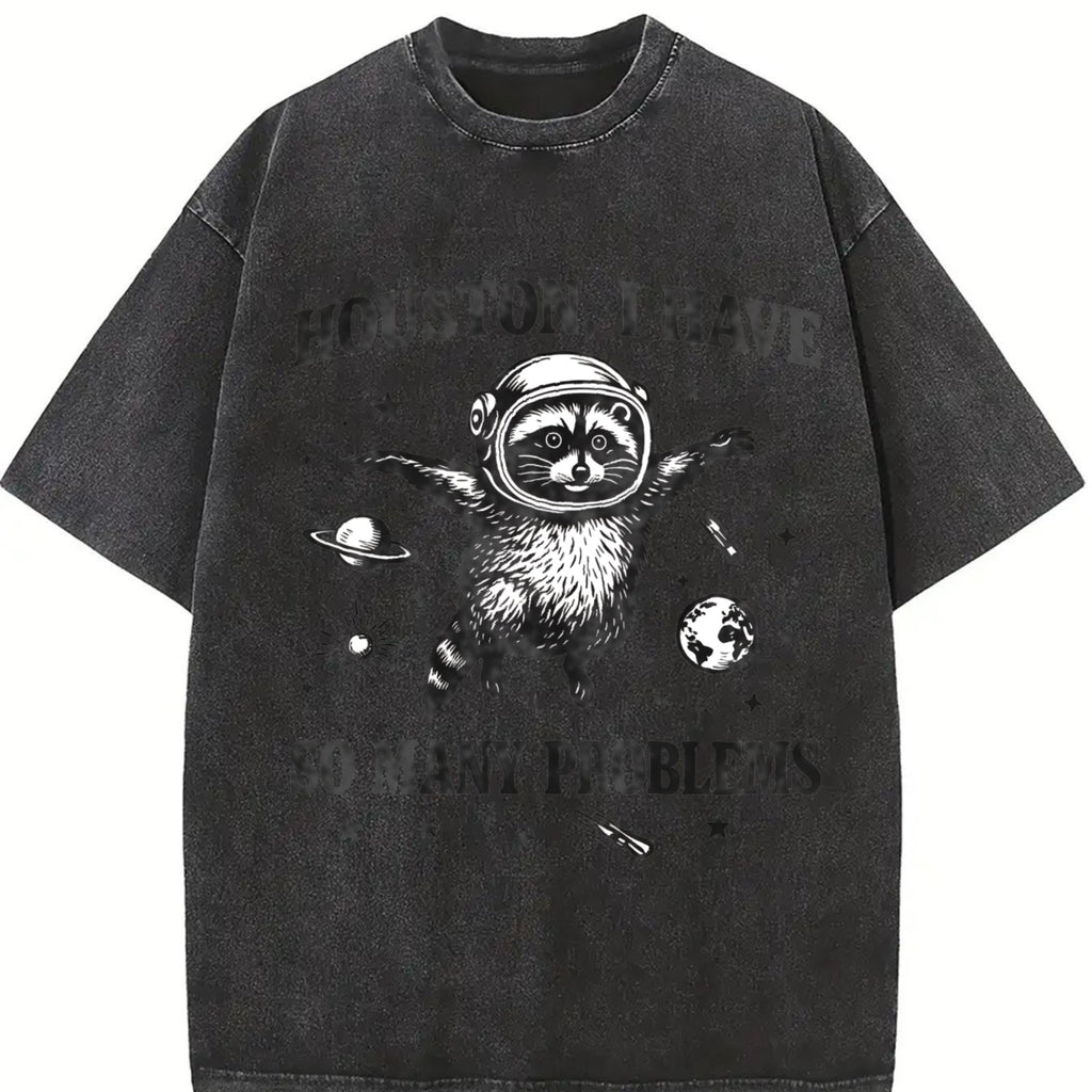Houston I Have So Many Problems - Funny Space Raccoon product image 2