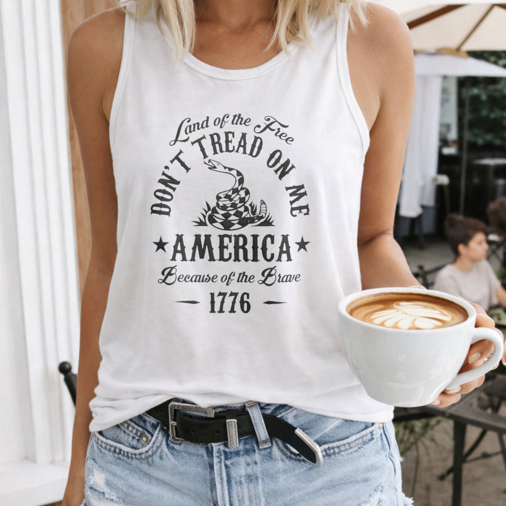 America Land Of Free Women's Tank Top