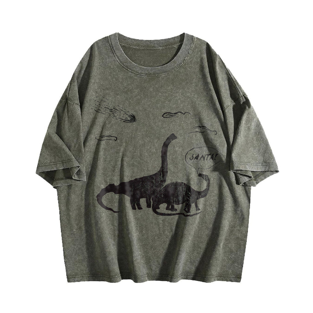 Santa Dinosaurs Funny Xmas Dino Meteor Extinction Joke product image 4