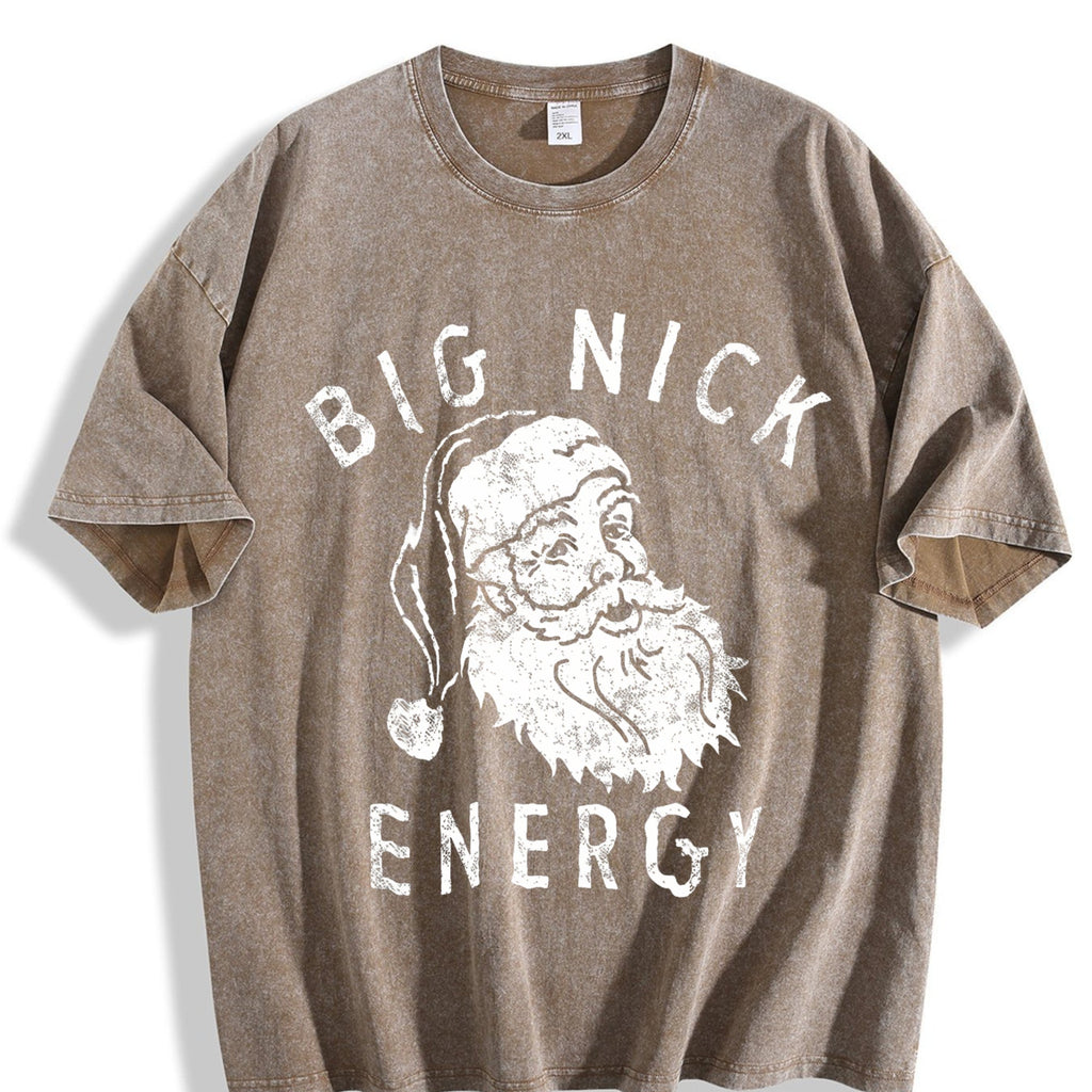 Big Nick Energy Funny Xmas Fat Santa Claus Saint Vintage product image 3