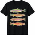 Rainbow Trout Fishing Cotton T-Shirt product image 1