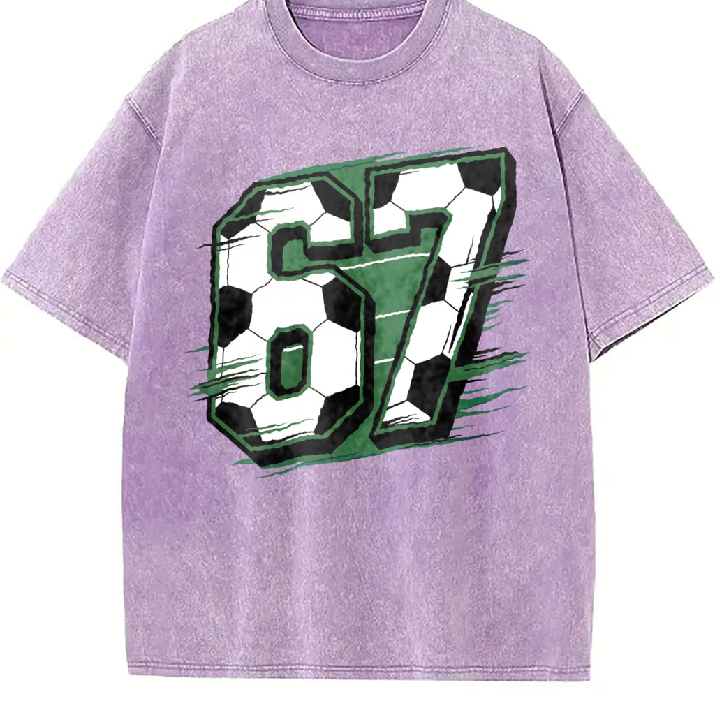 Global Soccer Fan Vintage Washed T-Shirt product image 6