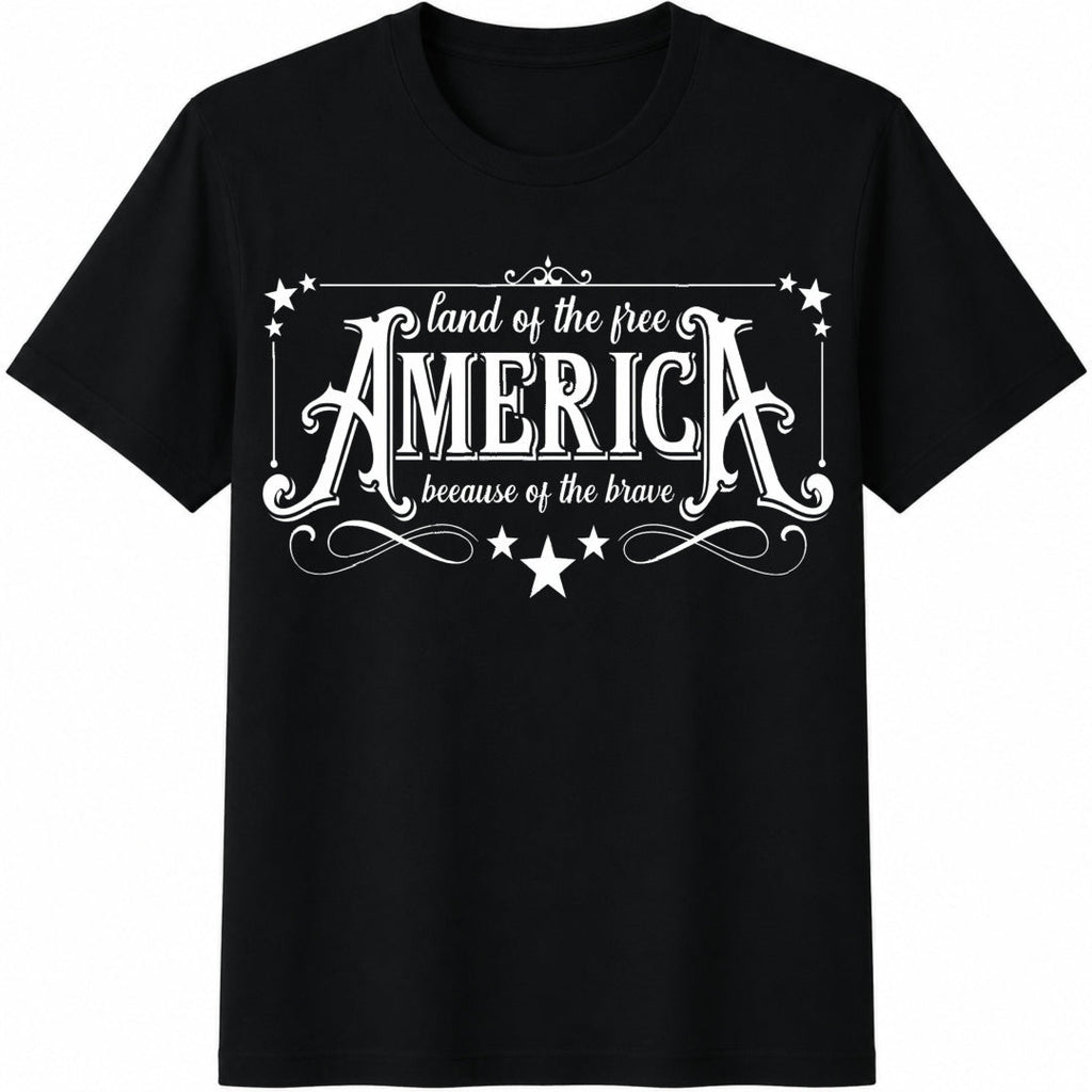 America Land Of Free Cotton T-Shirt product image 1