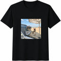 Beach Cat Cotton T-Shirt product image 1