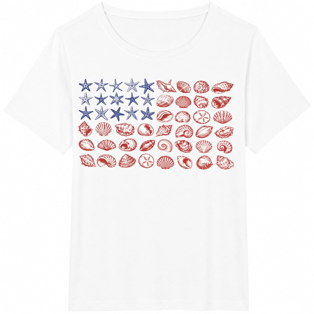 USA Coastal Shell Cotton T-Shirt product image 2