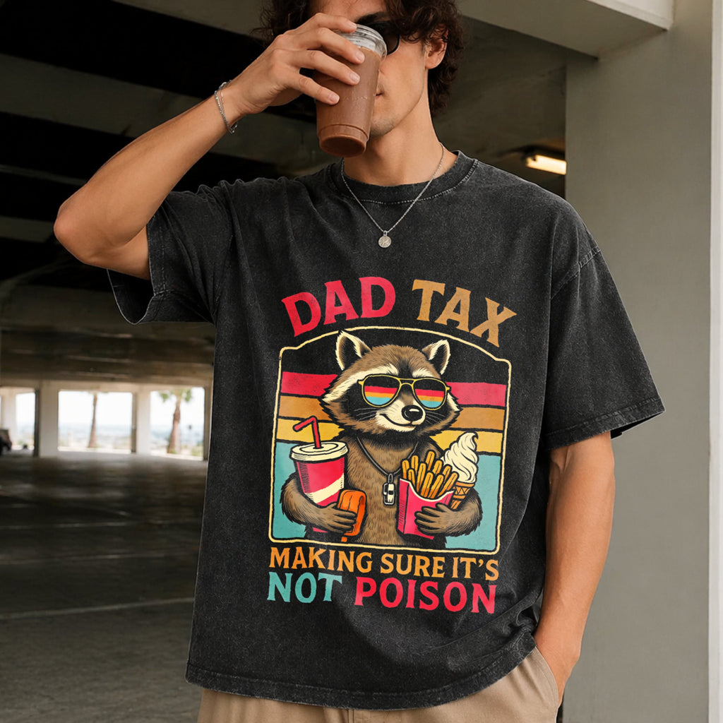 Dad Tax Vintage Washed T-Shirt product image 2
