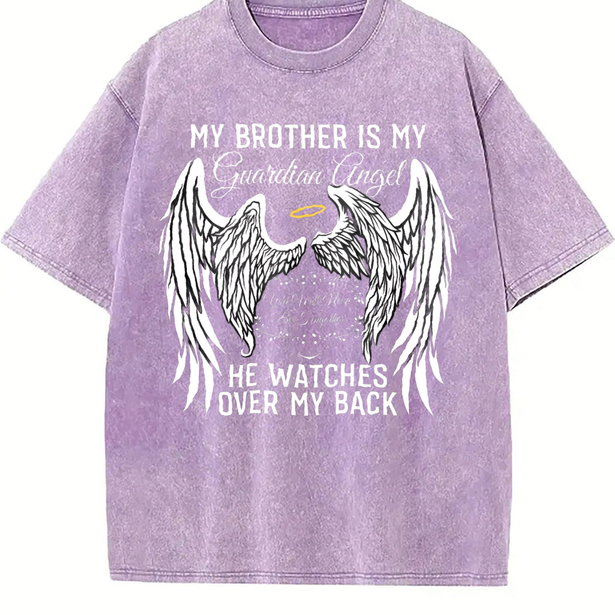 My Brother Is My Guardian Angel Vintage Washed T-Shirt product image 6