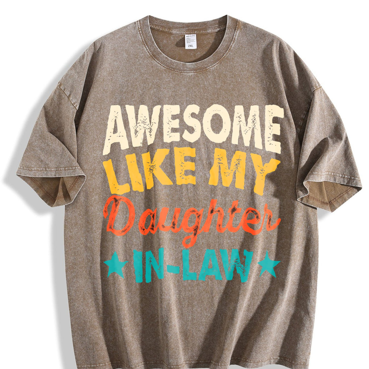 Awesome Like My Daughter In Law Vintage Washed T-Shirt product image 3
