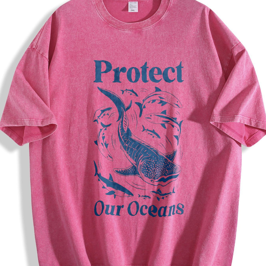 Protect Our Oceans Vintage Washed T-Shirt product image 7