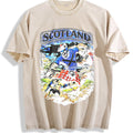 Scotland Skeleton Tartan Kilt Football Tank Vintage Washed product image 1