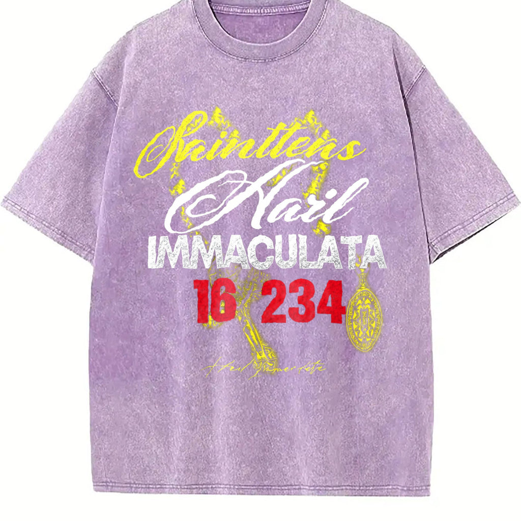 Sainttears Hail Immaculata Vintage Washed T-Shirt product image 6
