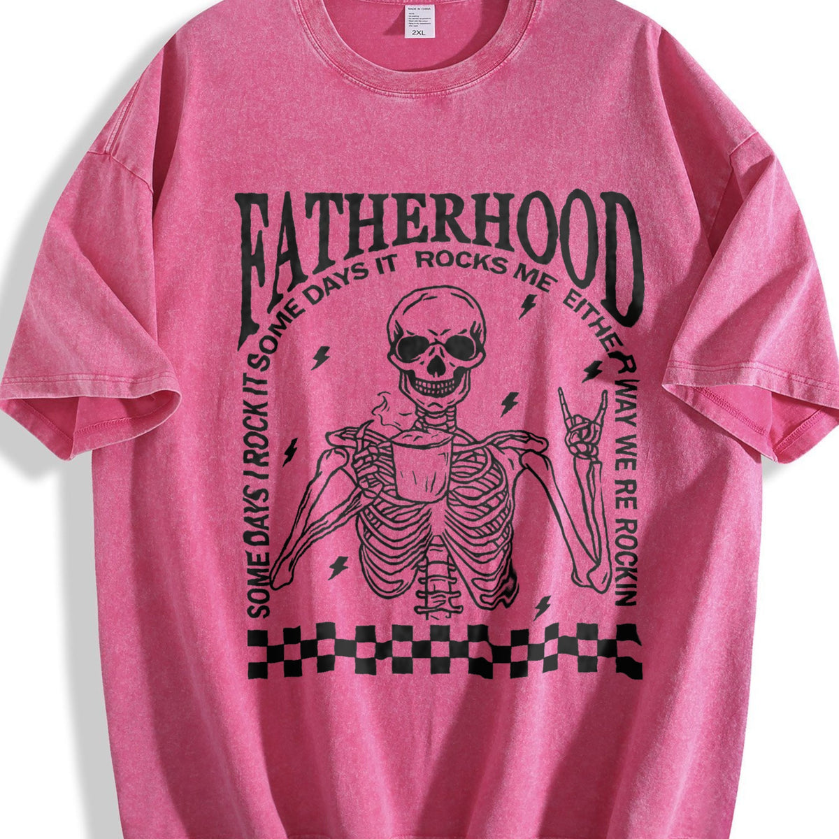 Fatherhood Vintage Washed T-Shirt product image 7