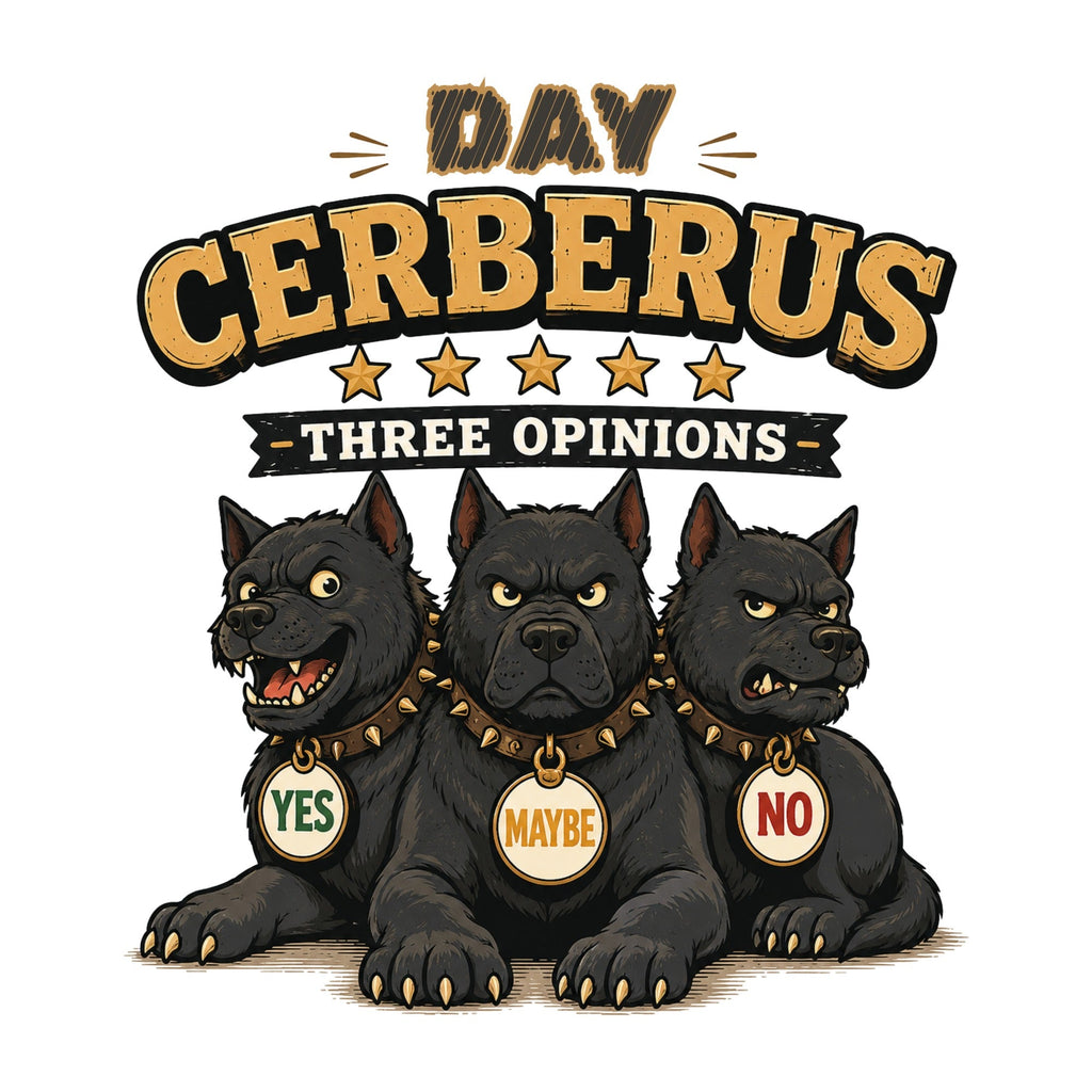 Day Cerberus Three Opinions Yes Maybe No