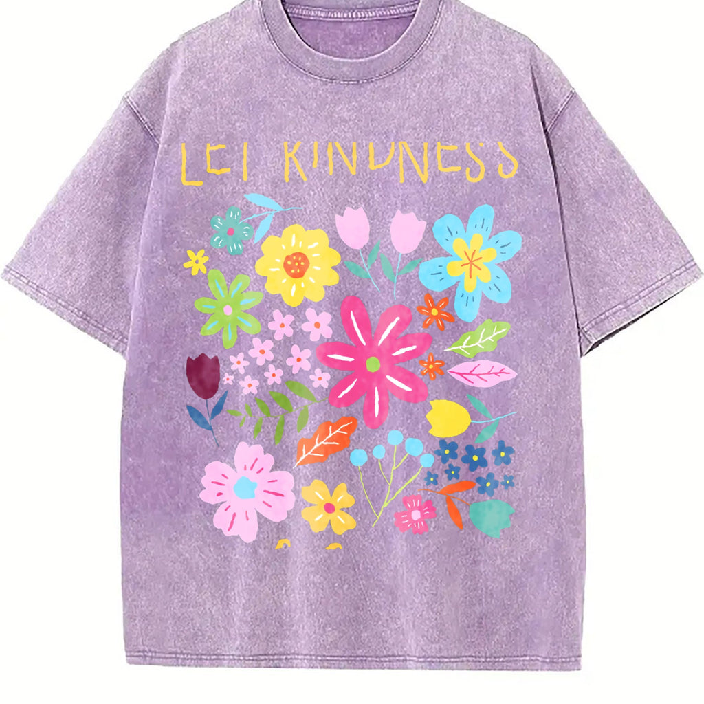 Let Kindness Bloom Vintage Washed T-Shirt product image 6