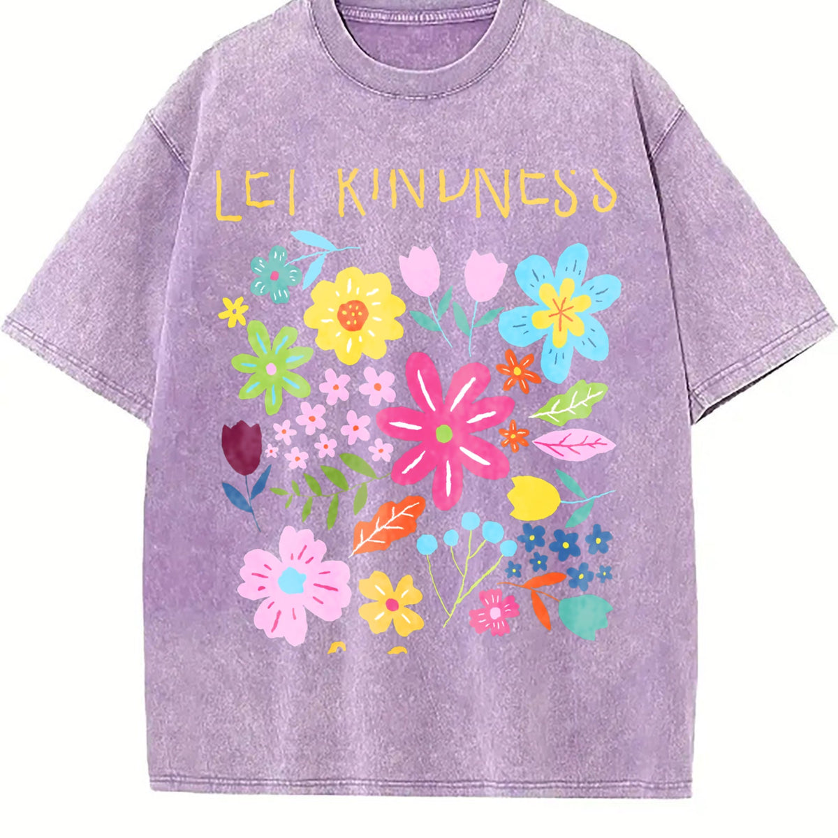 Let Kindness Bloom Vintage Washed T-Shirt product image 6
