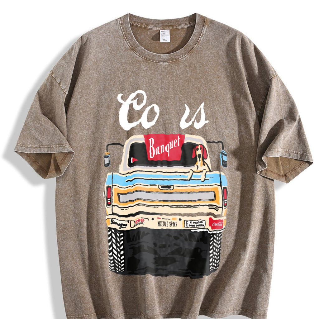 Truck Vintage Washed T-Shirt product image 3