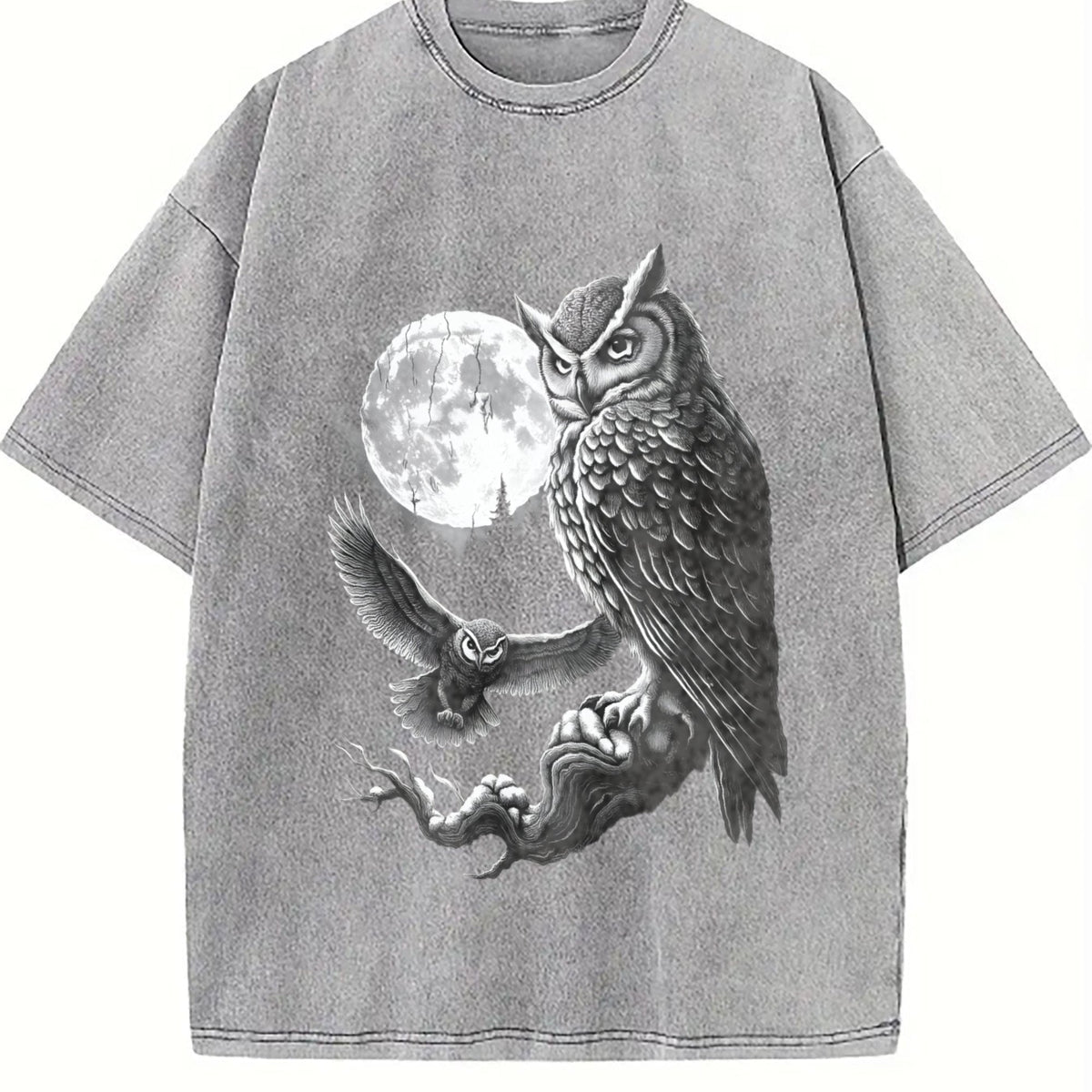 Owl 90s Vintage Washed T-Shirt product image 5