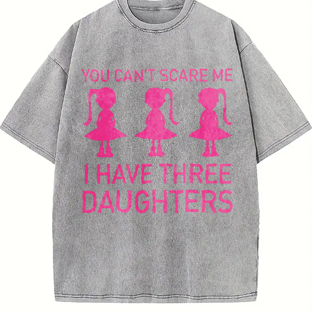 You Can't Scare Me I Have Three Daughters Vintage Washed product image 5