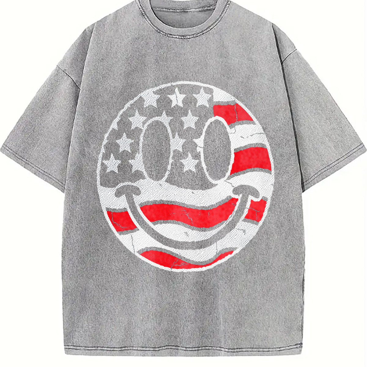 Funny American Flag Smile Sarcastic Fourth Of July Vintage product image 5