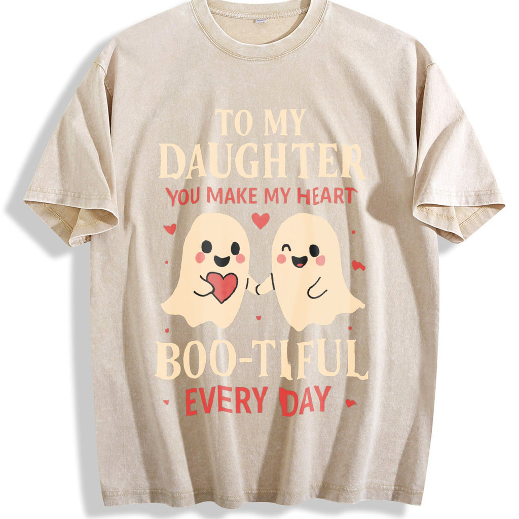 Funny Daughter Wife Slogan Vintage Washed T-Shirt product image 1