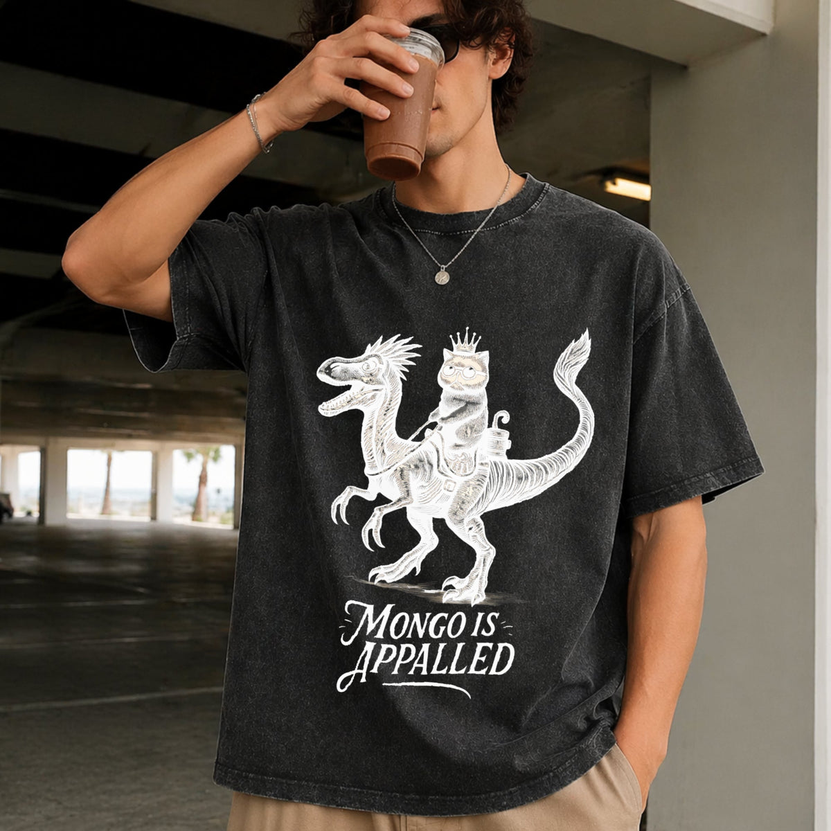 Princess Donut And Mongo Vintage Washed T-Shirt product image 9