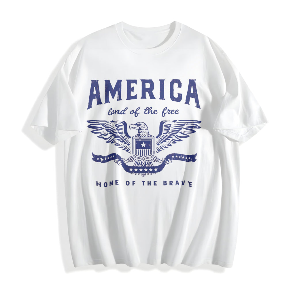 Funny America Land Of The Free Home Of Brave Patriotic product image 2