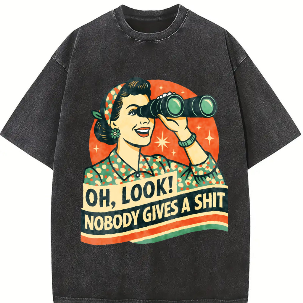 Nobody Cares Vintage Washed T-Shirt product image 2