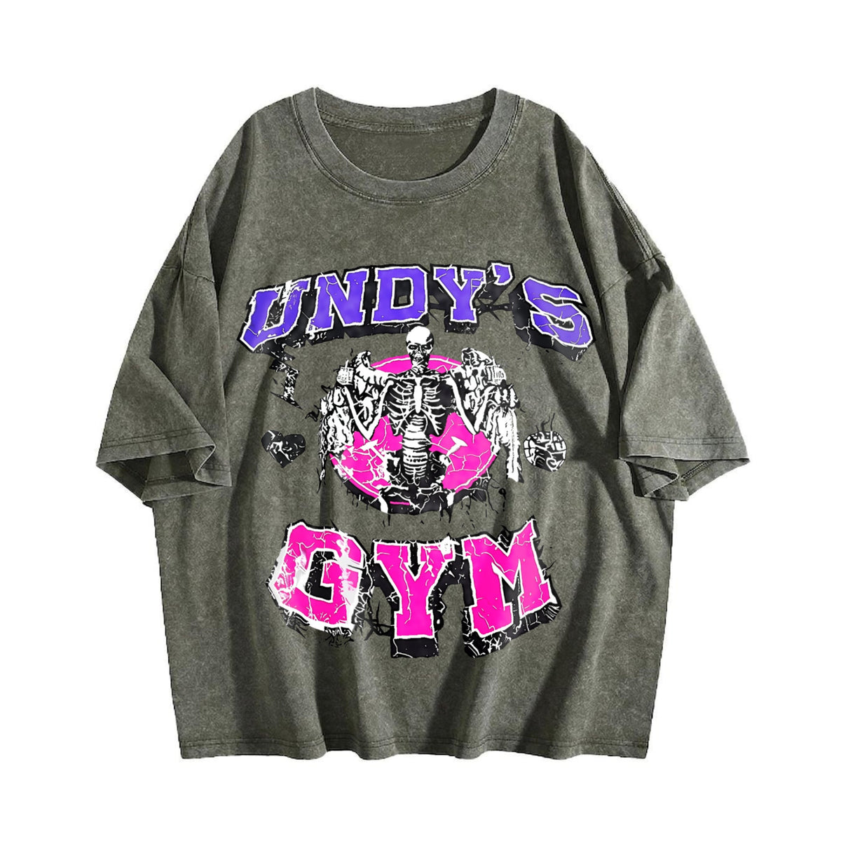 Undy's Gym Skeleton Vintage Washed T-Shirt product image 4