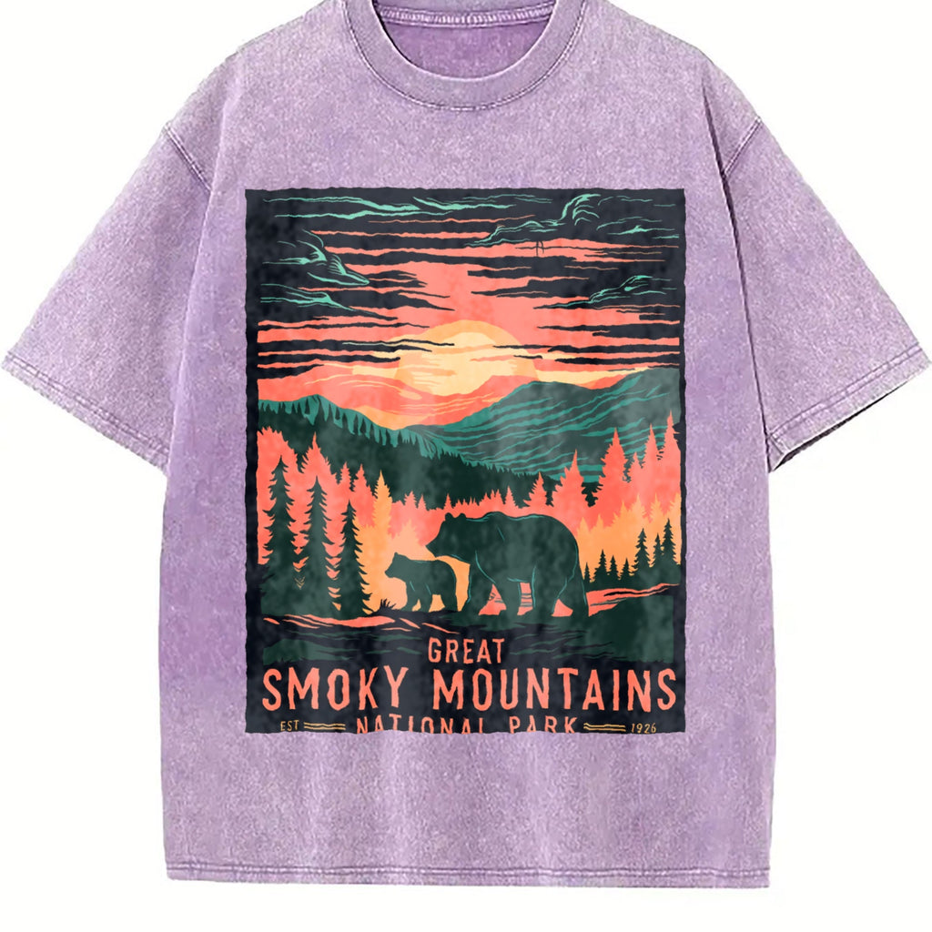 Short-sleeved For A Bear Vintage Washed T-Shirt product image 6