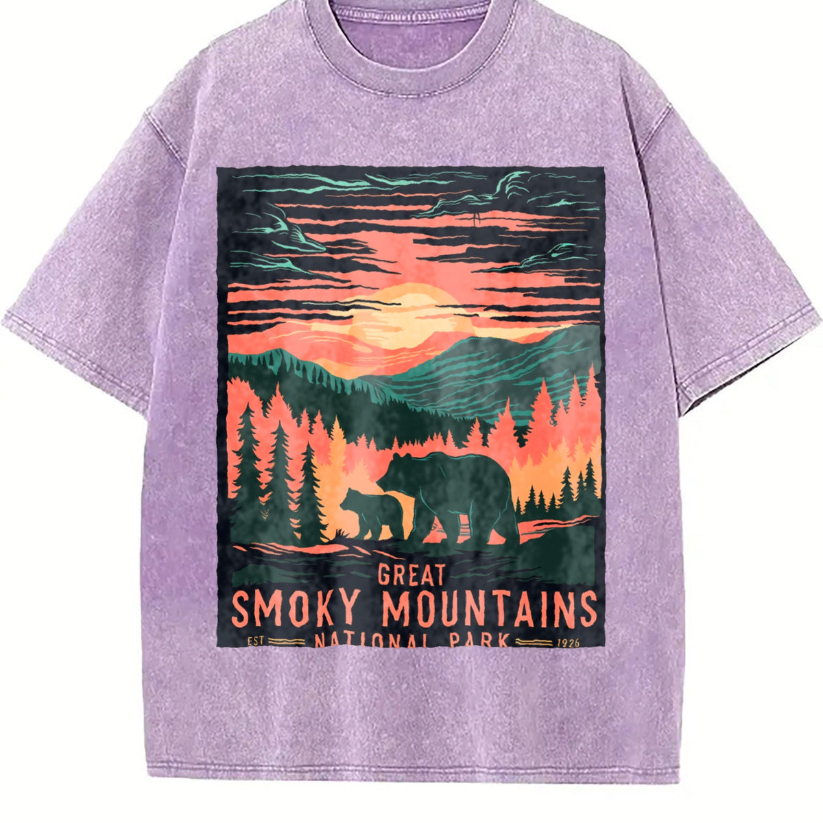 Short-sleeved For A Bear Vintage Washed T-Shirt product image 6