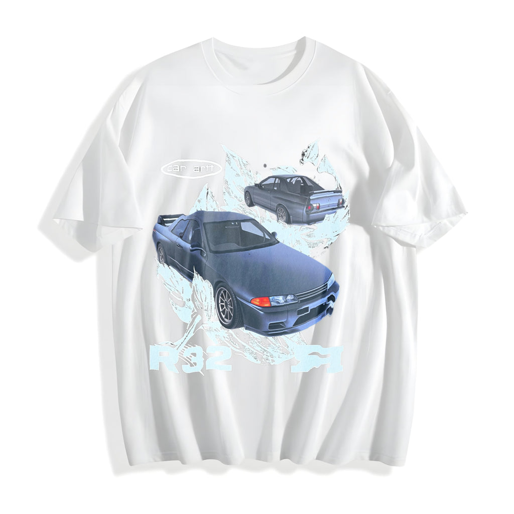 R32 Car Art Cotton T-Shirt product image 2