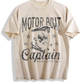 Funny Motor Boat Captain Sarcastic Sailor Novelty Vintage product image 1