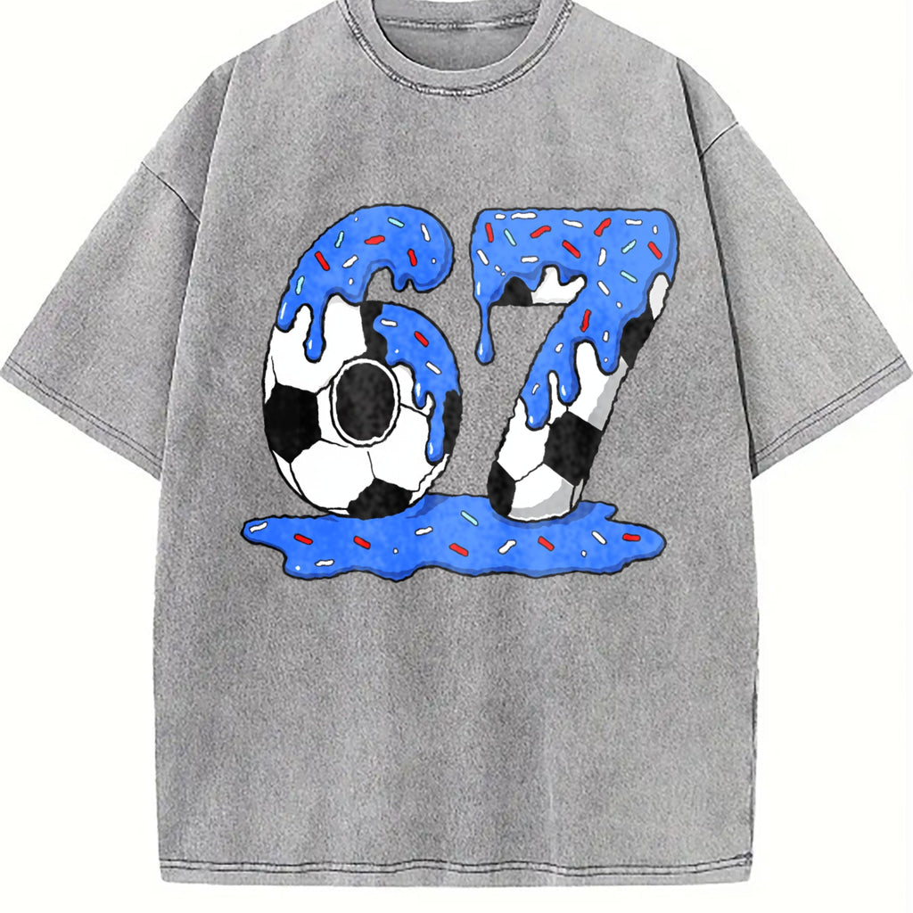 Global Soccer Fan Vintage Washed T-Shirt product image 5