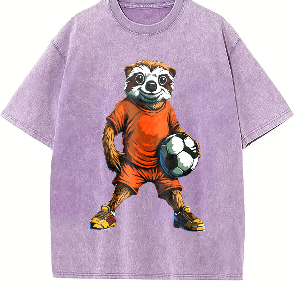 Global Soccer Fan Vintage Washed T-Shirt product image 6