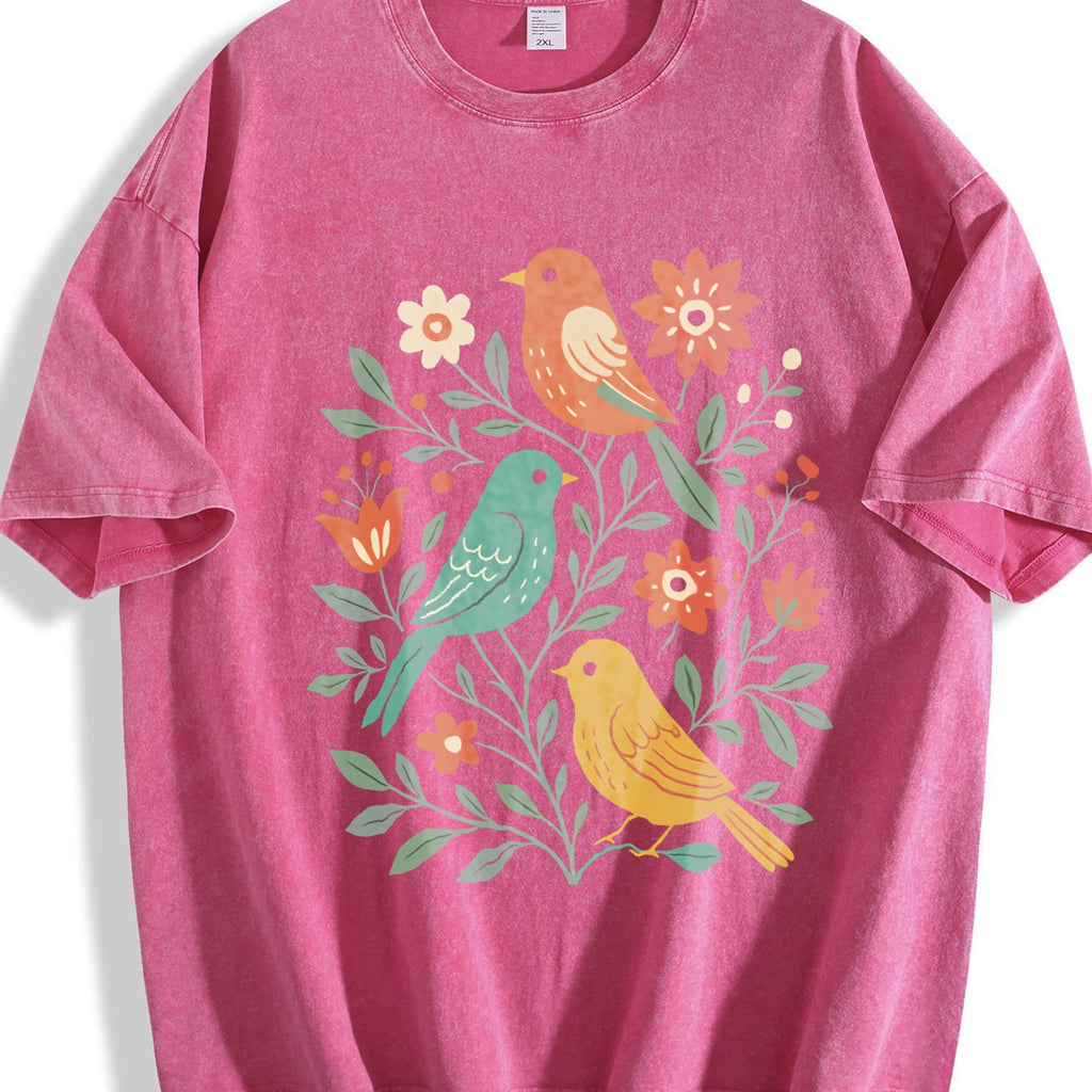 Chic For A Round Neckline Vintage Washed T-Shirt product image 7