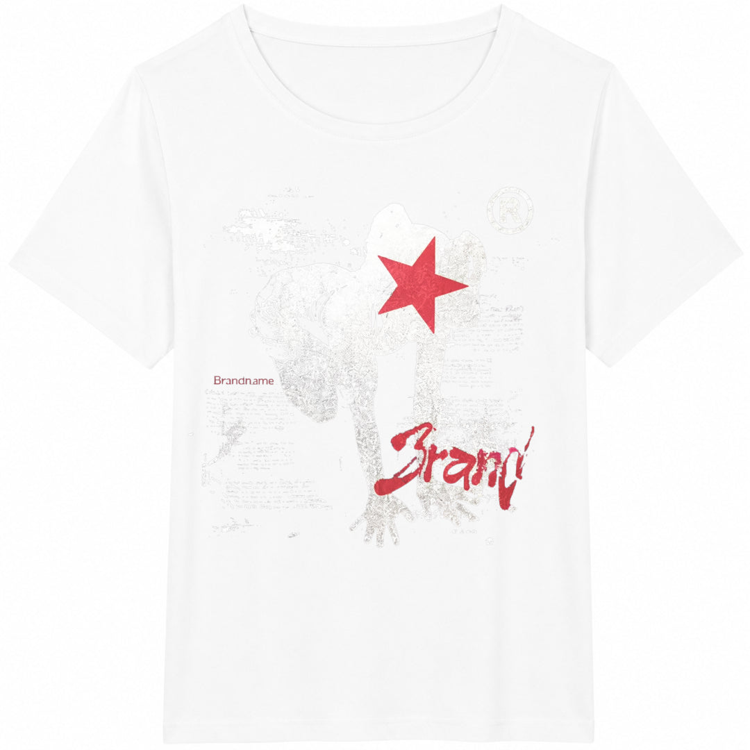 Front Features A Silver-aged Human Figure Red Star Over product image 2