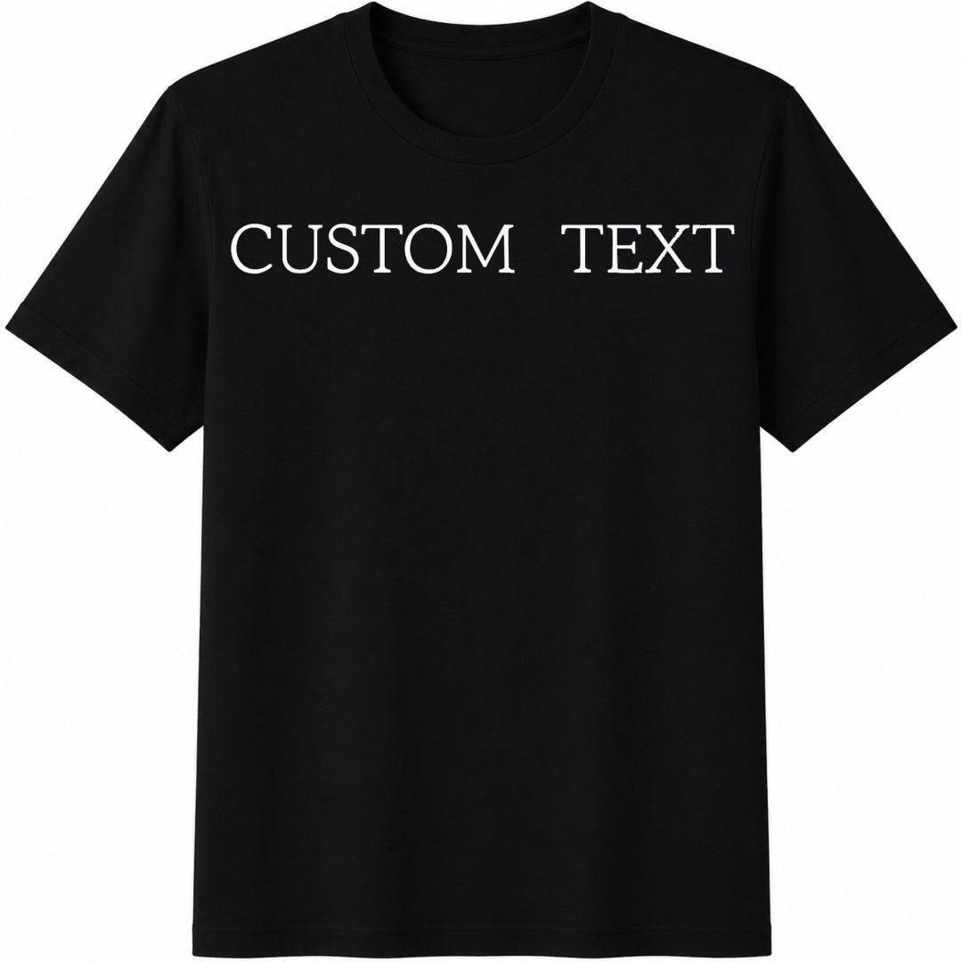 Text Cotton T-Shirt product image 1