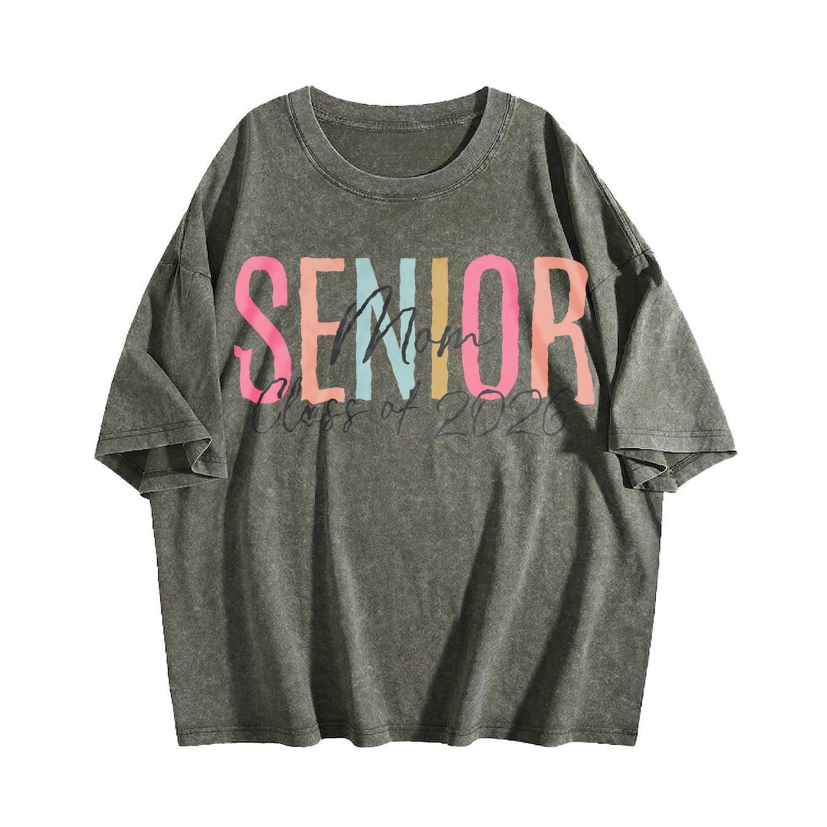 Senior Class Of 2026 Family Vintage Washed T-Shirt product image 4