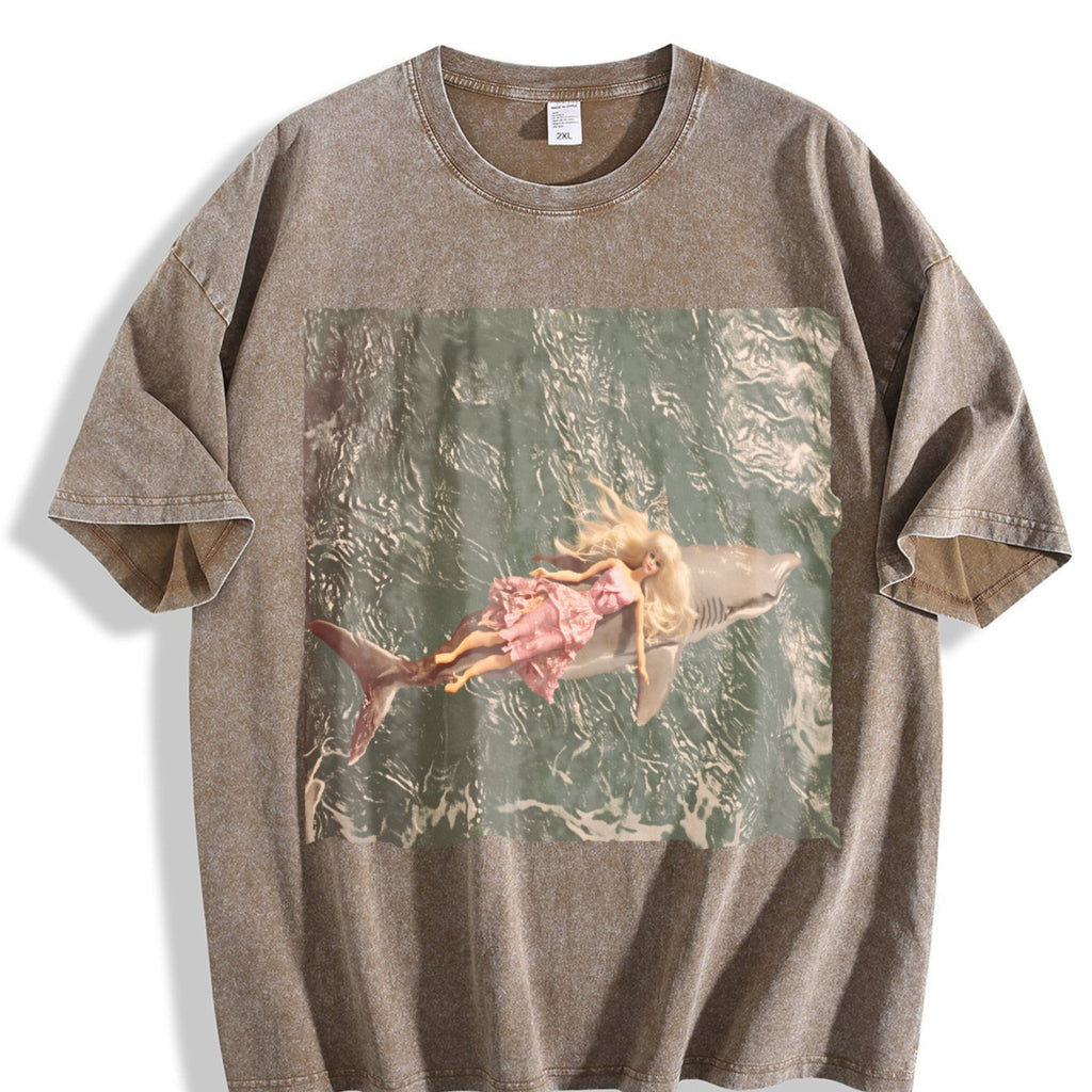 Doll Resting in a Tree Vintage Washed T-Shirt product image 3