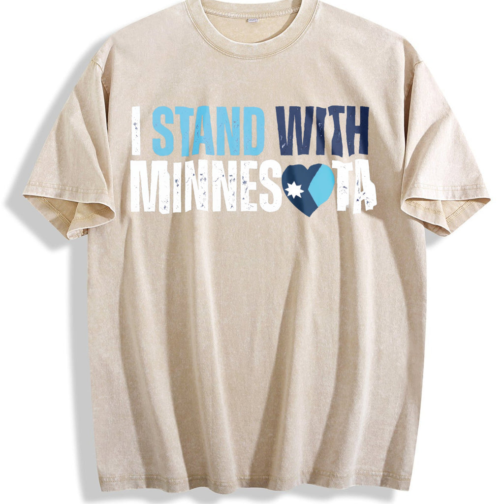 I Stand With Minnesota Vintage Washed T-Shirt product image 1
