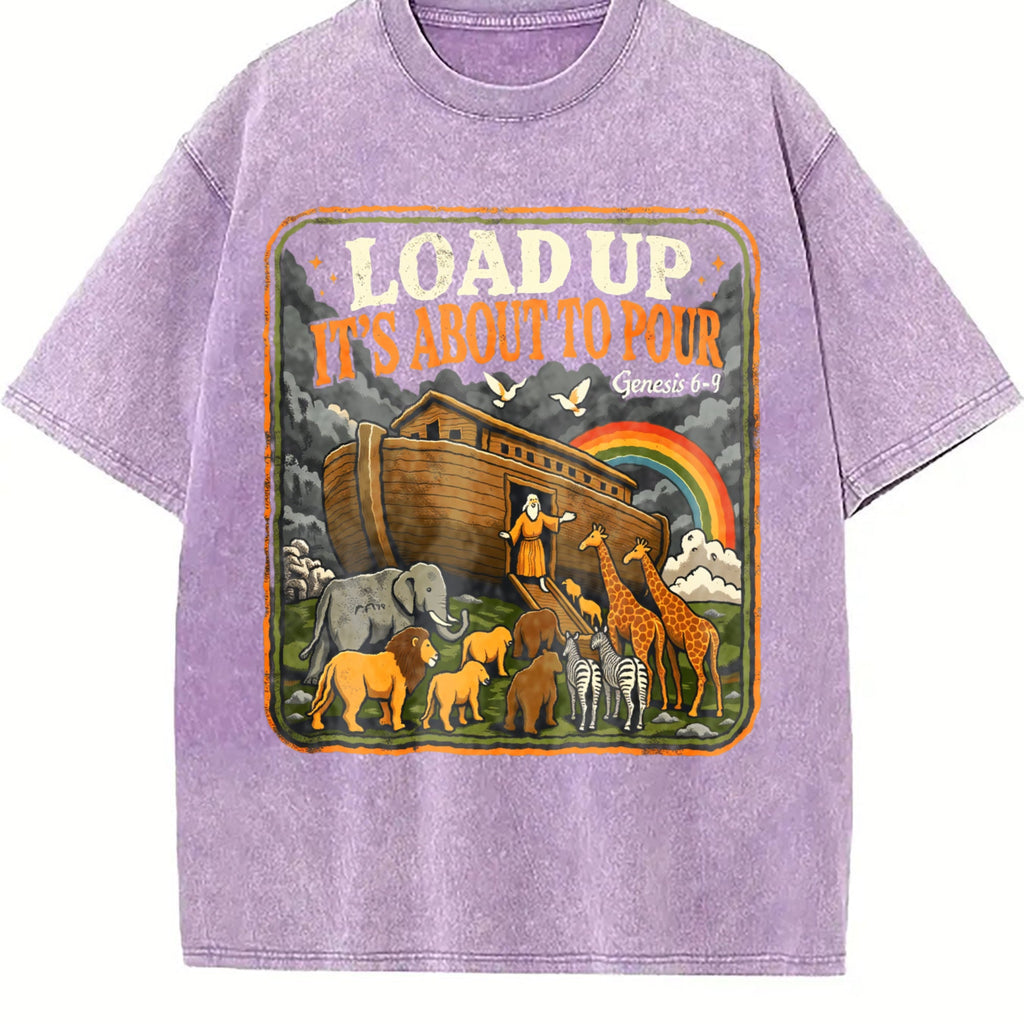 Load Up Its About To Pour Funny Noah's Ark Christian product image 6