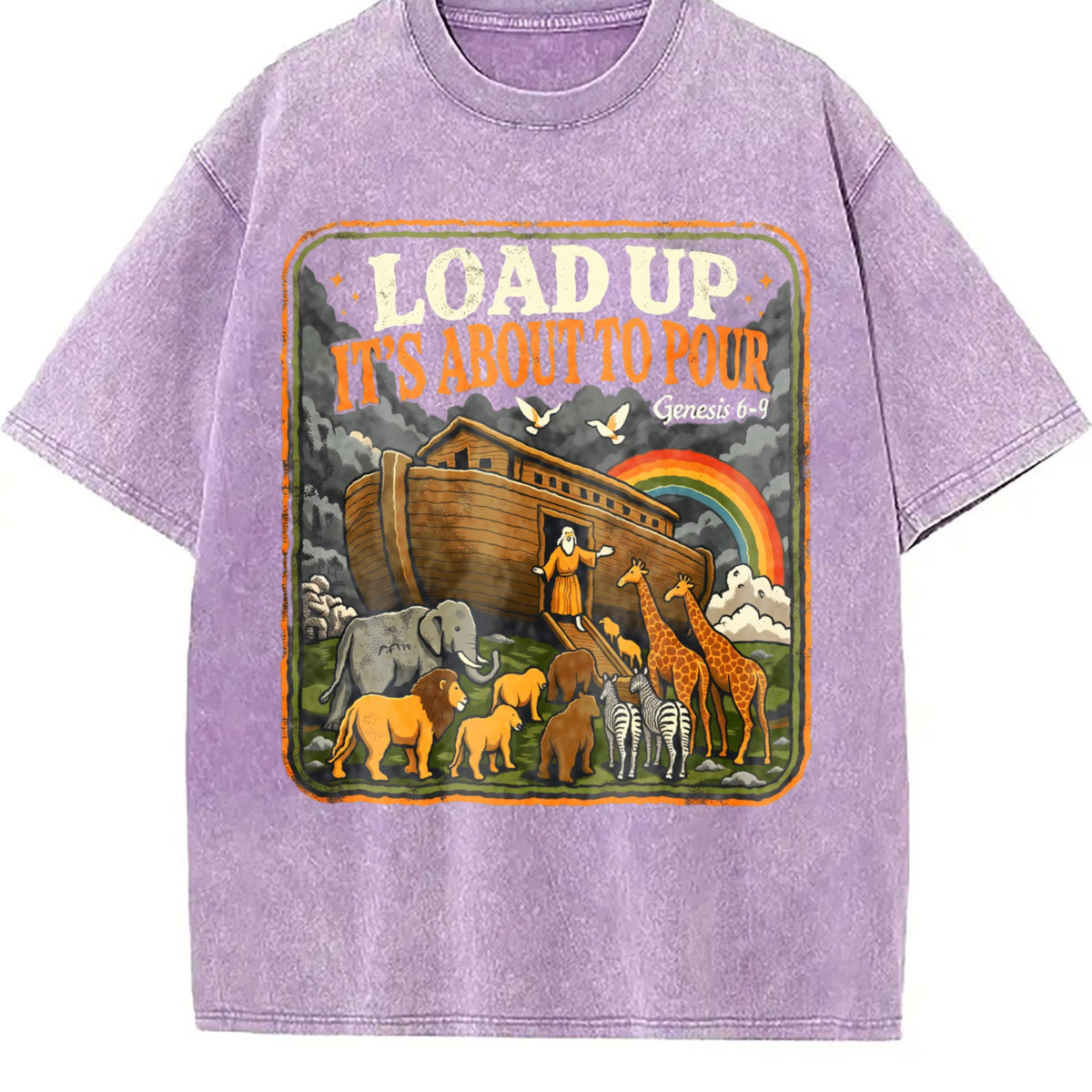 Load Up Its About To Pour Funny Noah's Ark Christian product image 6