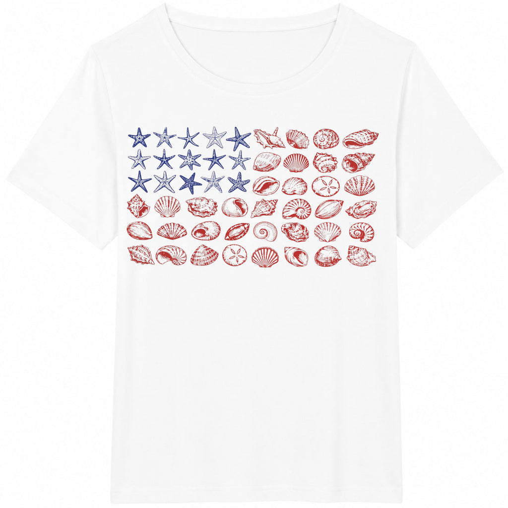 USA Coastal Shell Cotton T-Shirt product image 2