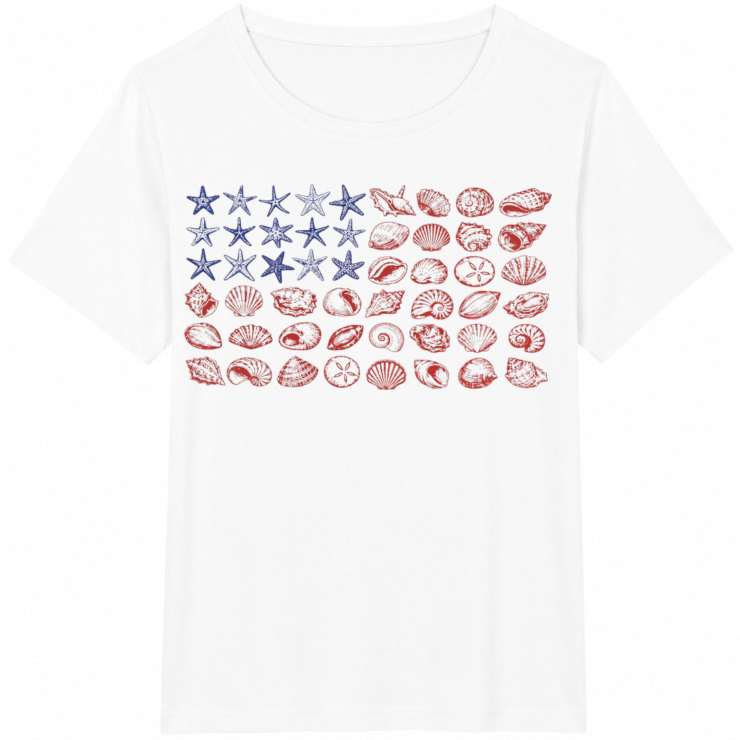 USA Coastal Shell Cotton T-Shirt product image 2