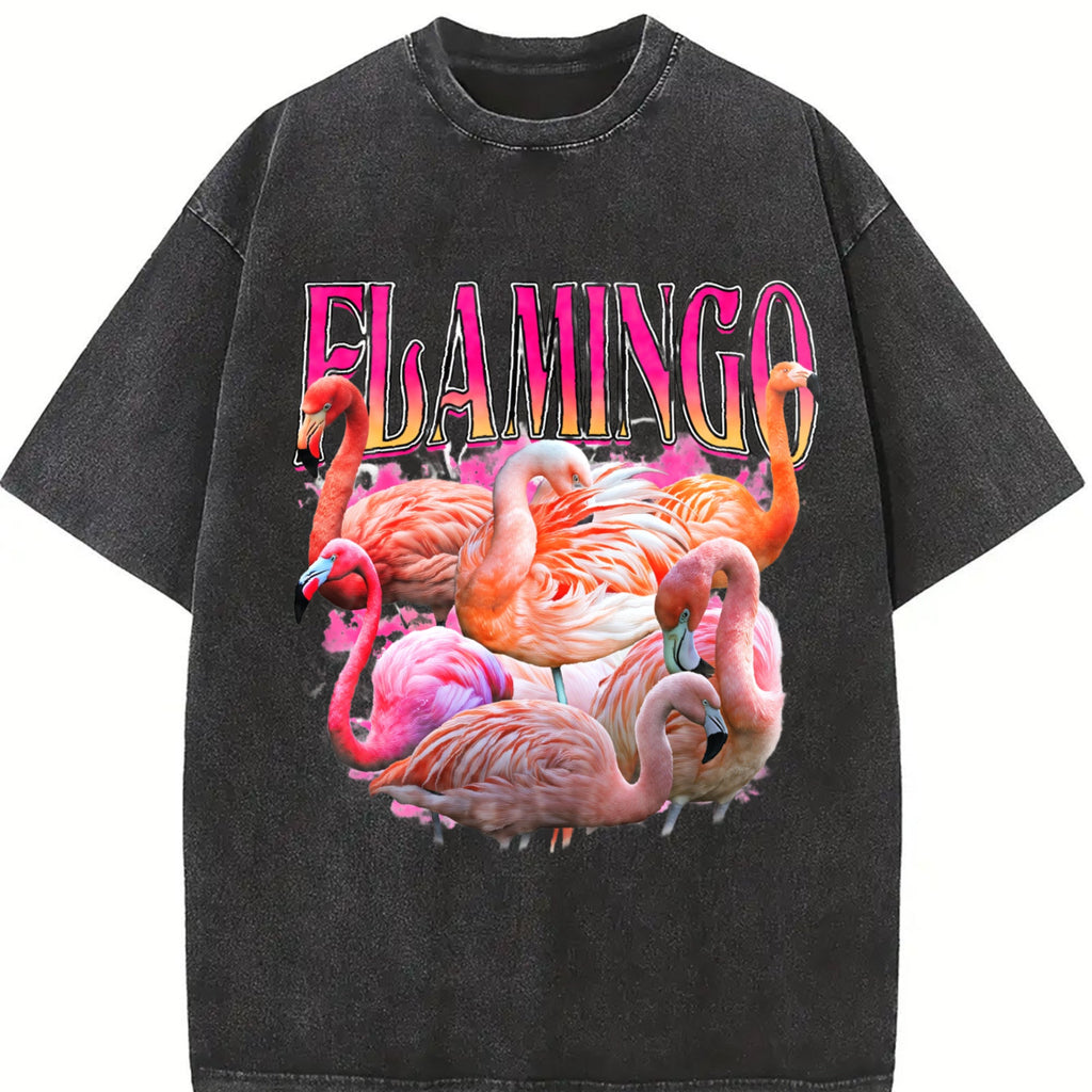 Flamingo Vintage Washed T-Shirt product image 2
