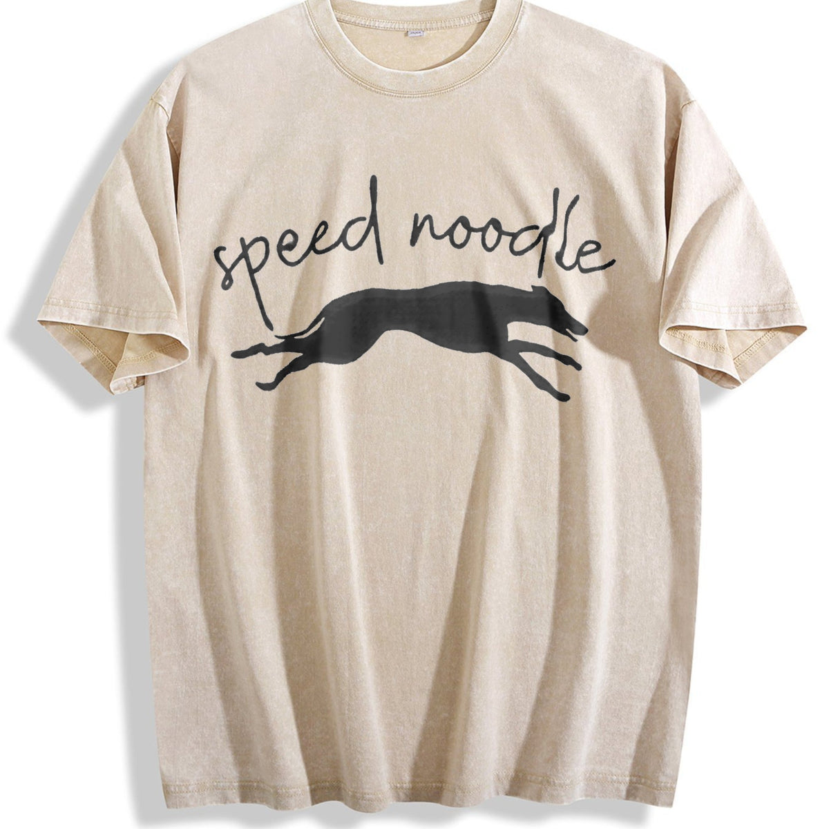 Speed Noodle Greyhound Lover Vintage Washed T-Shirt product image 1