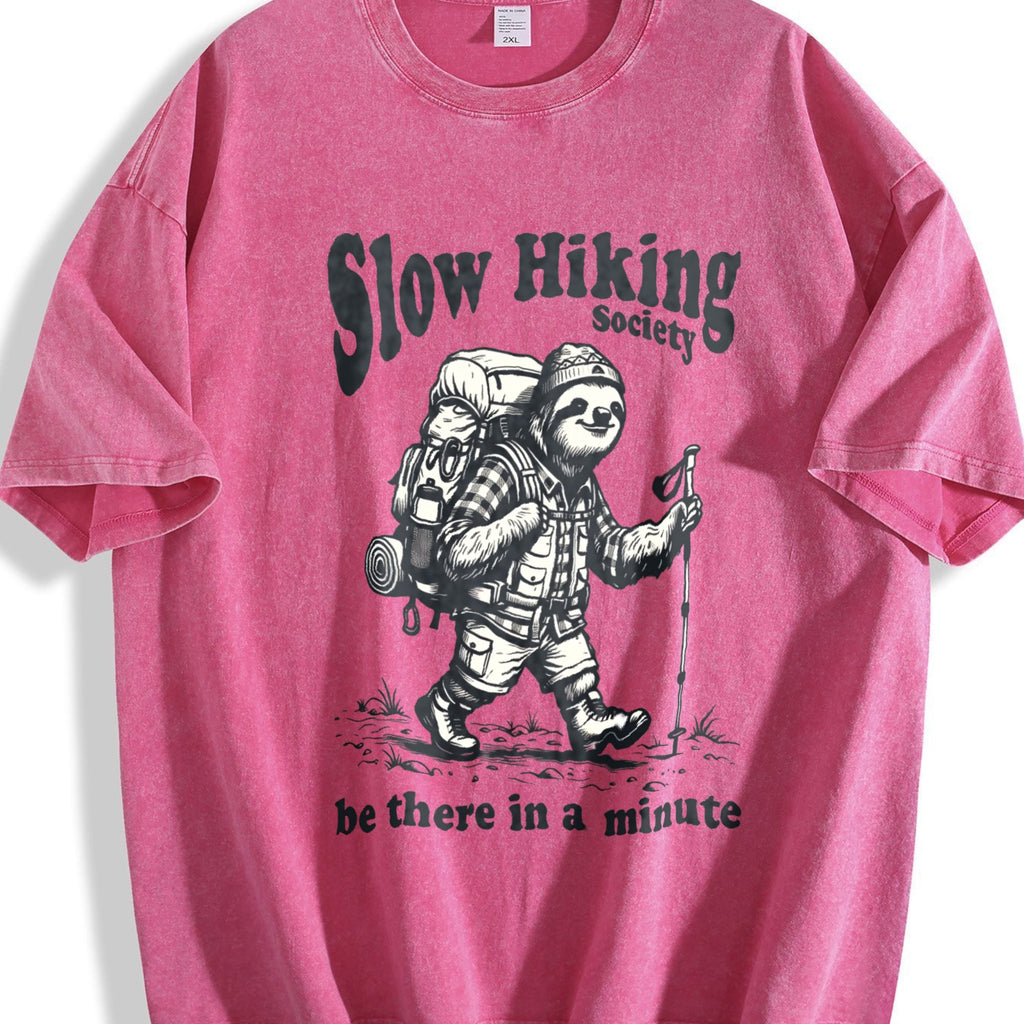 Slow Hiking Society Vintage Washed T-Shirt product image 7