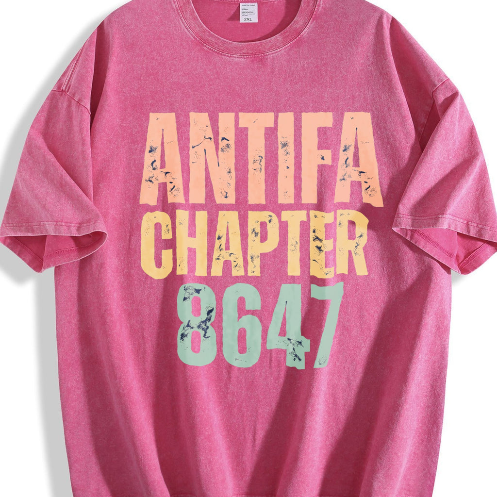 Antifa Chapter 8647 Bella Canvas Vintage Washed T-Shirt product image 7